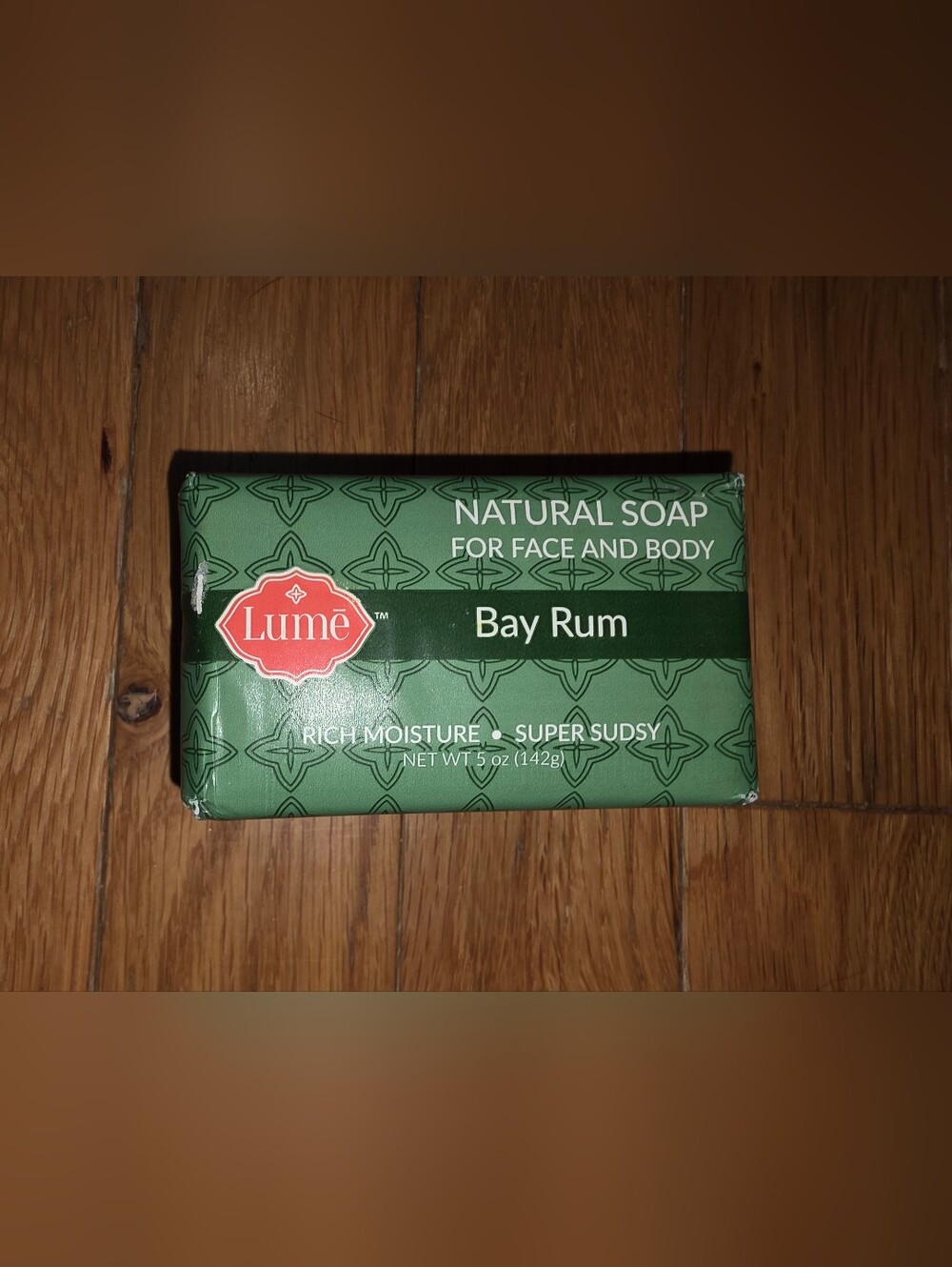 LUME DISCONTINUED 5OZ BAY RUM NATURAL SOAP NO LONGER MADE
